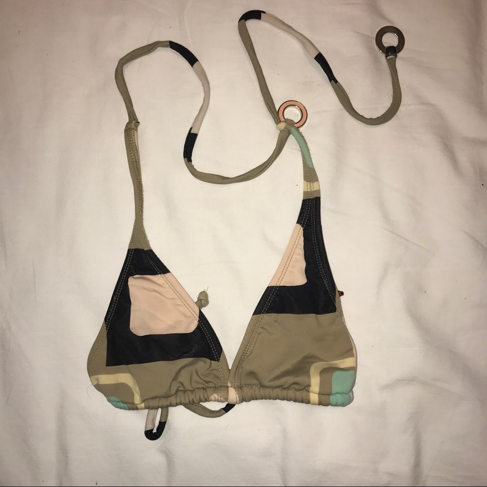 Tan bikini top